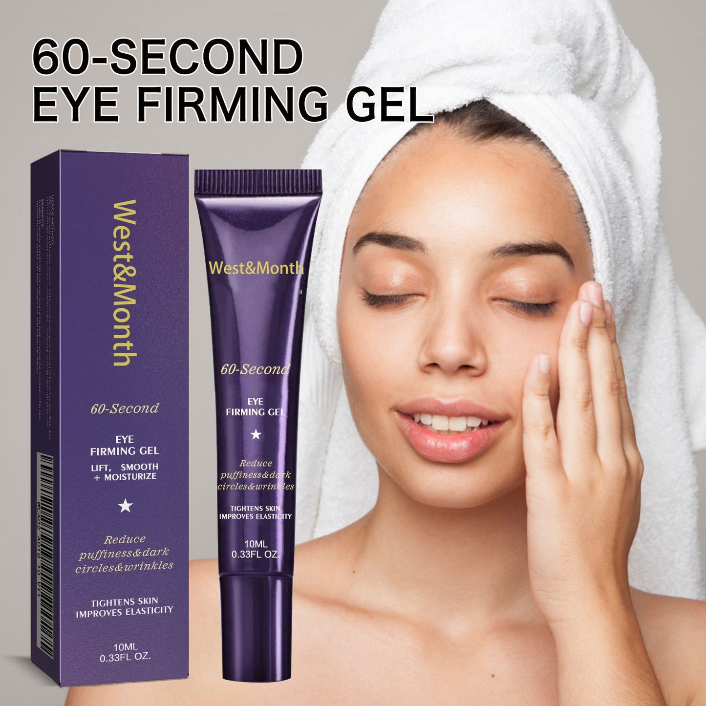 West Month Eye Care Gel Daily Reduces the Appearance of Fine Lines Around the Eyes, Moisturizes and Softens the Skin Around the Eyes