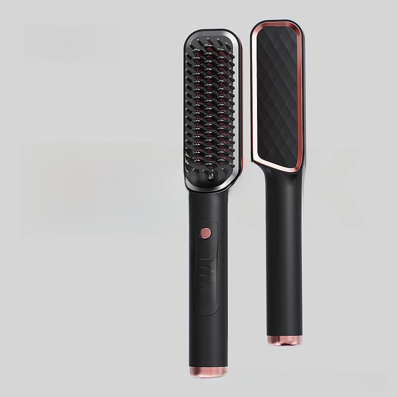 LCD Hair Straightening Comb with Negative Ion Technology Drip Depot