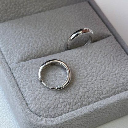 Stud hoop earrings