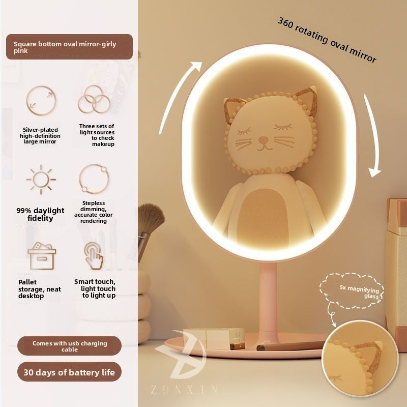 Smart Makeup Mirror with LED Lights
