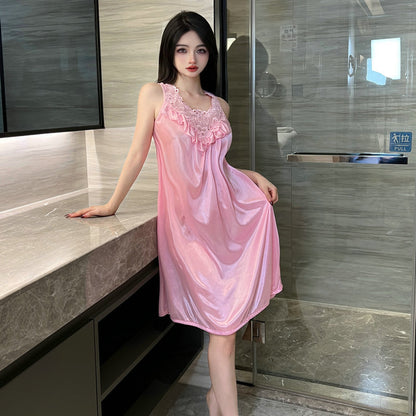 Suspender nightgown