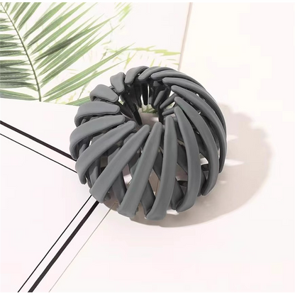 Retractable Hair Bun Maker Clip