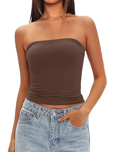 Strapless Slim Fit Tube Top