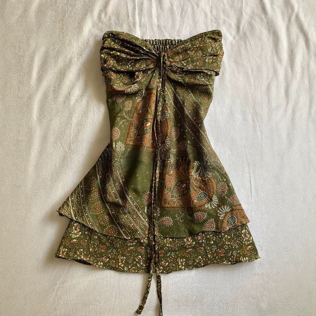 Vintage Chest Wrap Blouse