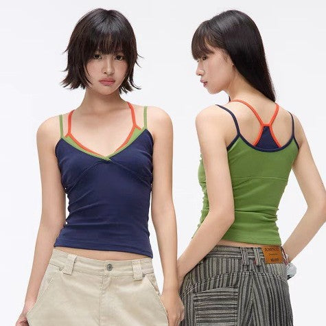 Halter Neck Camisole Top with Pads