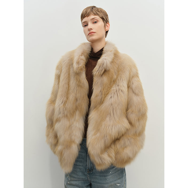 Mid-Length Imitation Fur Coat