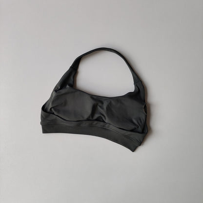 High-Elastic Halter Sports Bra with Removable Pads