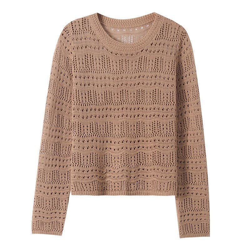 Loose Round Neck Long Sleeve Sweater