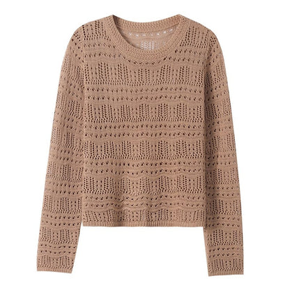 Loose Round Neck Long Sleeve Sweater