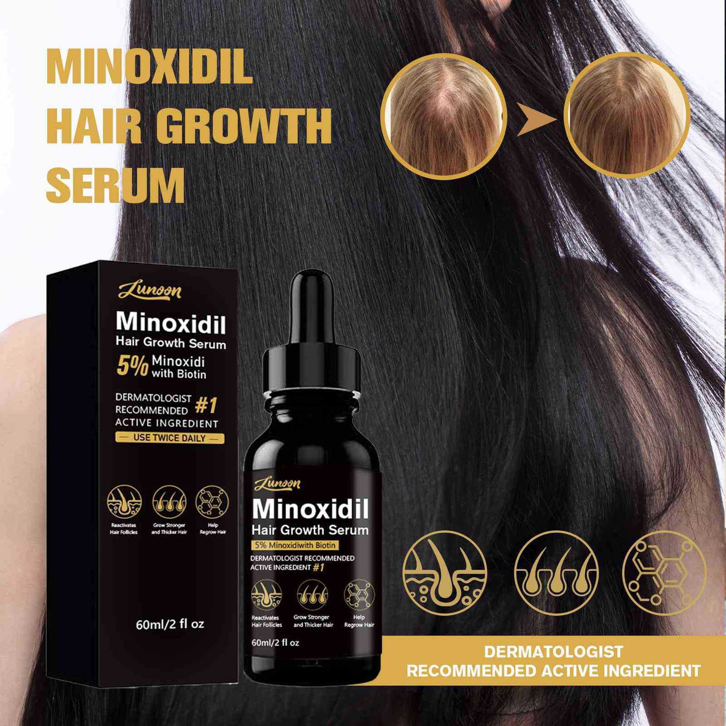 Hair Growth Essence Anti Hair Loss Nutrient Serum