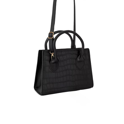 Ladies Crocodile Pattern Messenger Bag