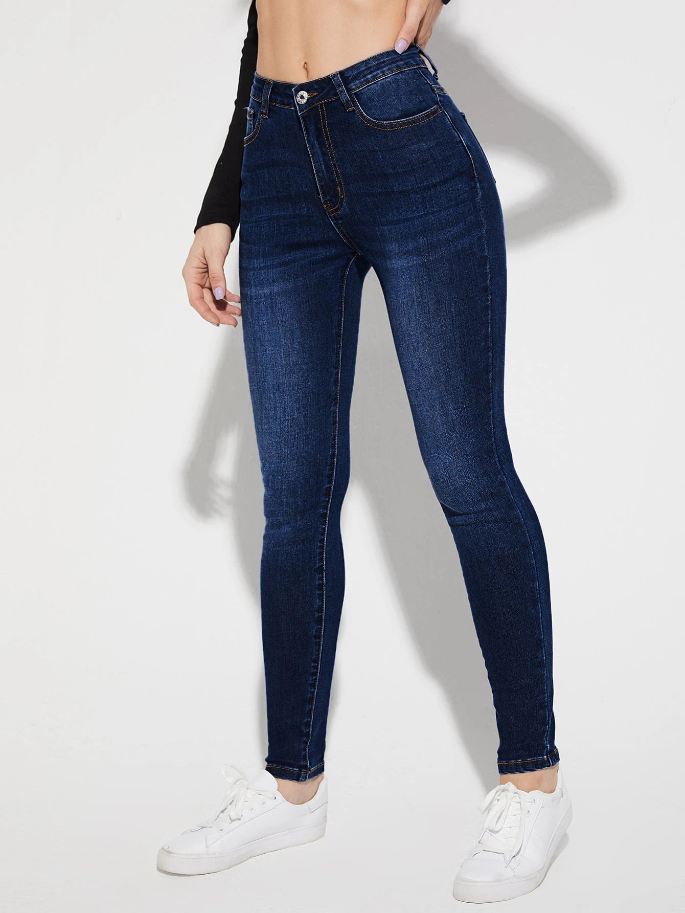 Stretch Slim Fit High Waist Pencil Pants Drip Depot