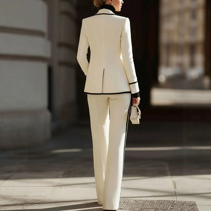 Double Breasted Blazer and Trouser Set