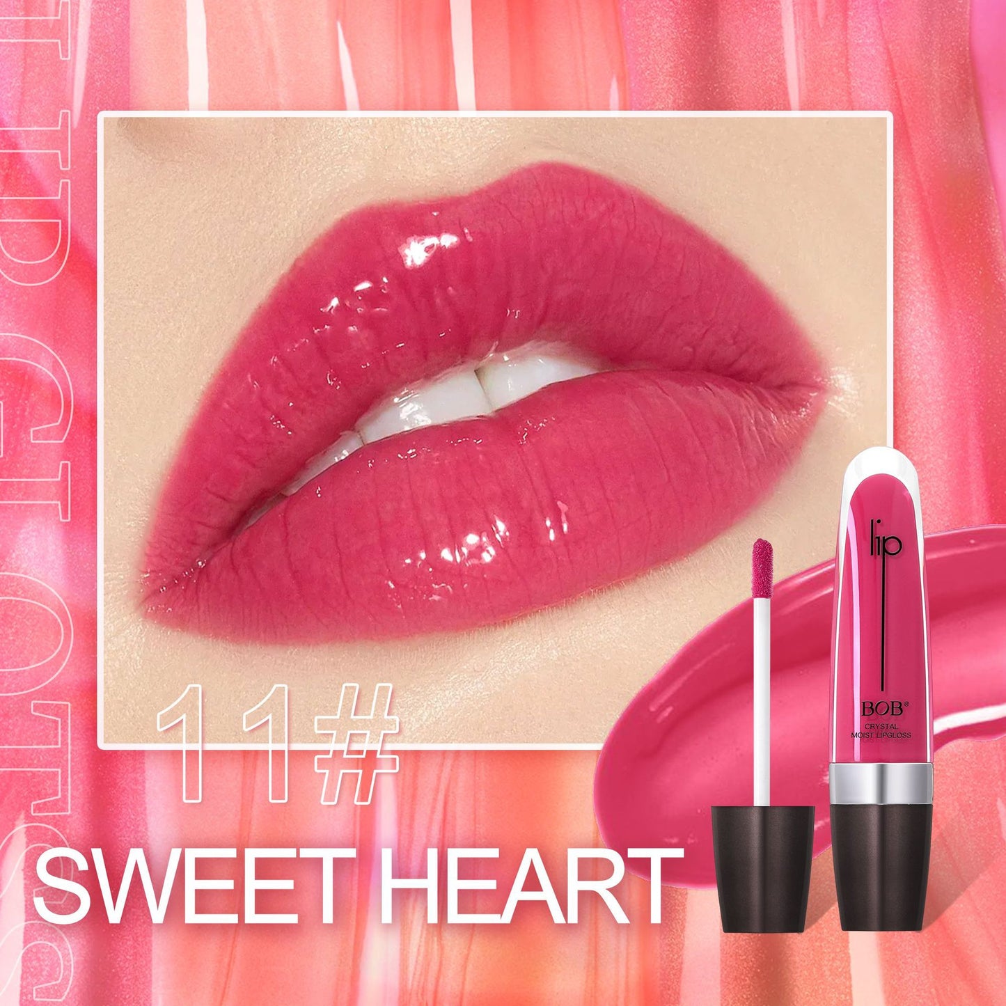 Lip gloss cosmetics