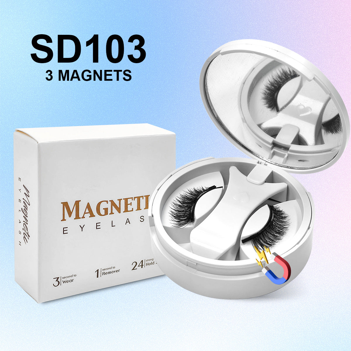Magnetic False Eyelashes Natural Look Drip Depot