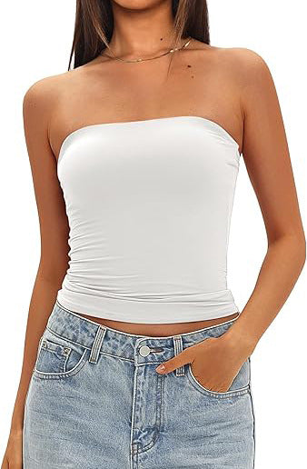 Strapless Slim Fit Tube Top