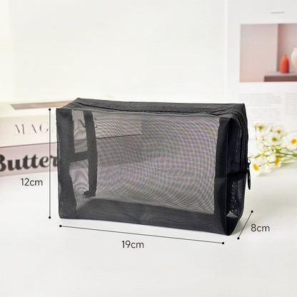 Transparent Mesh Makeup Toiletry Bag