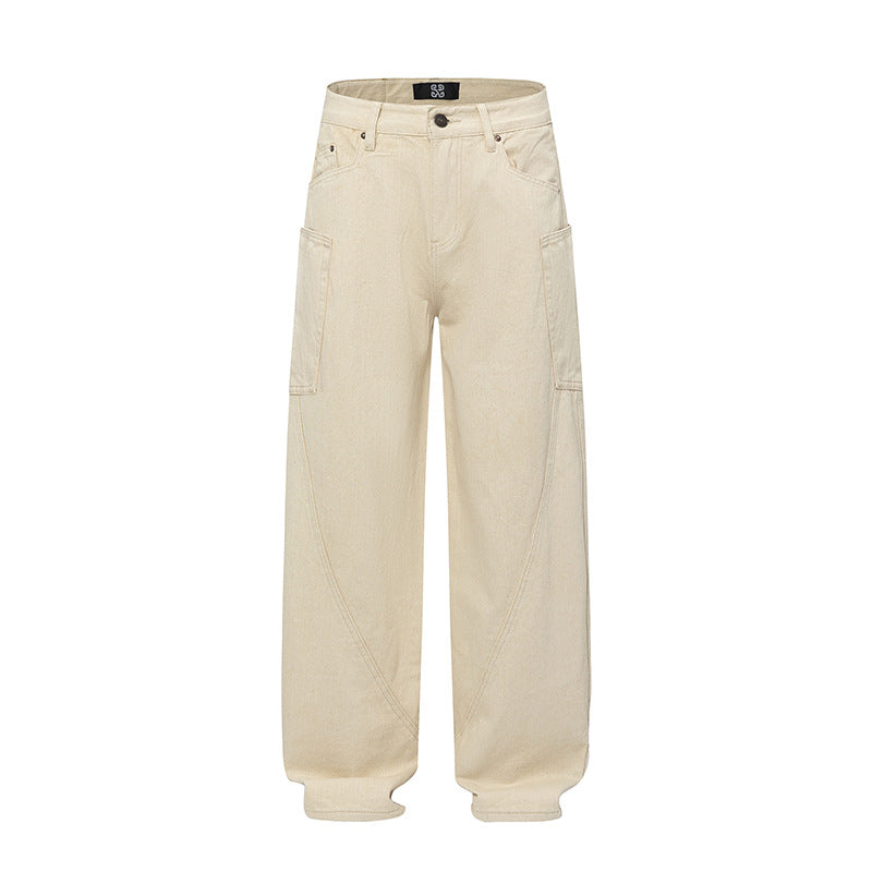 Loose Straight Washed Jeans Drip Depot