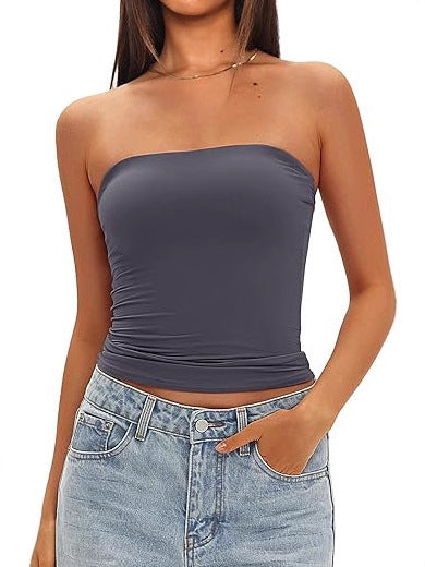 Strapless Slim Fit Tube Top