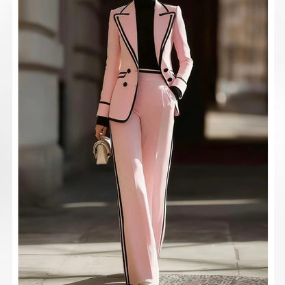 Double Breasted Blazer and Trouser Set