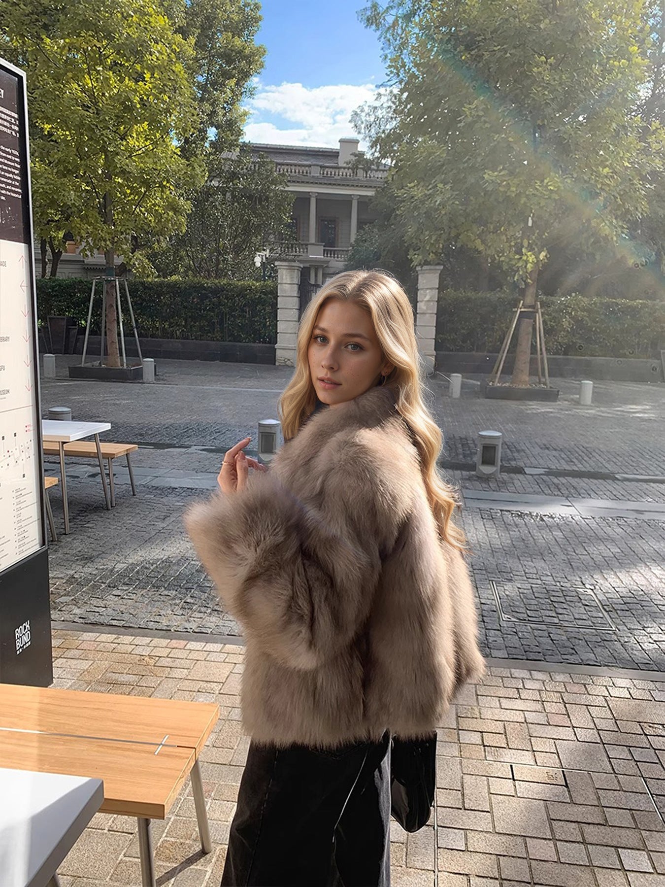 Faux Fur Coat