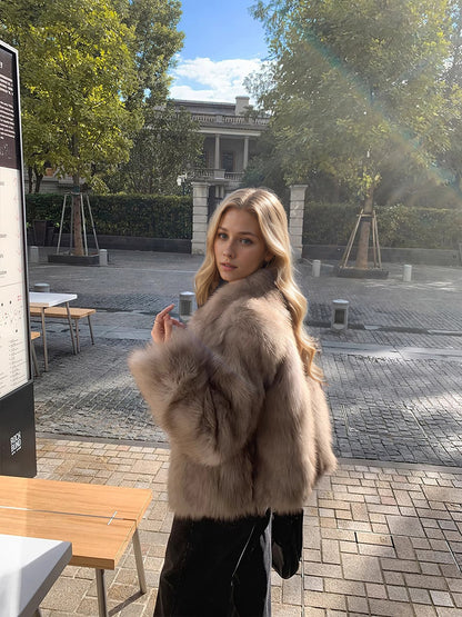 Faux Fur Coat