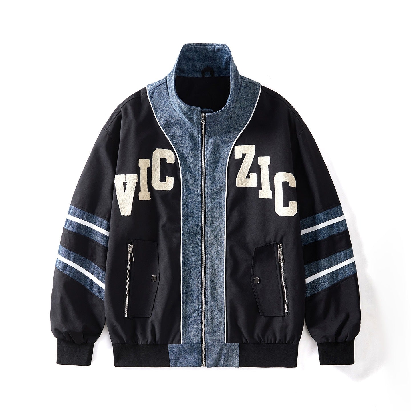 Casual Loose Fit Baseball Jacket Drip Depot