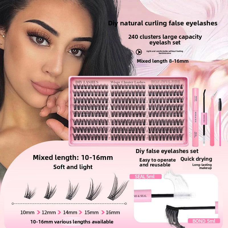 DIY False Eyelash Kit with Application Tools