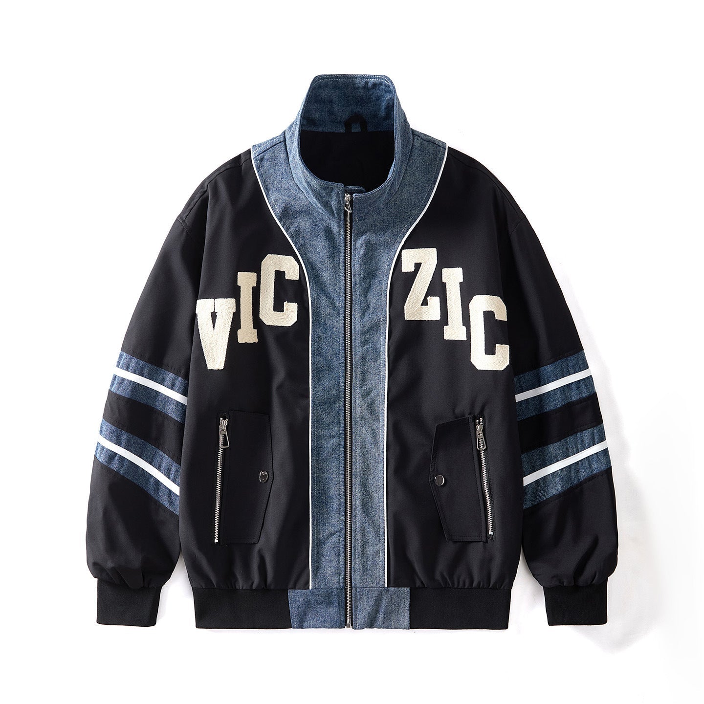 Casual Loose Fit Baseball Jacket Drip Depot