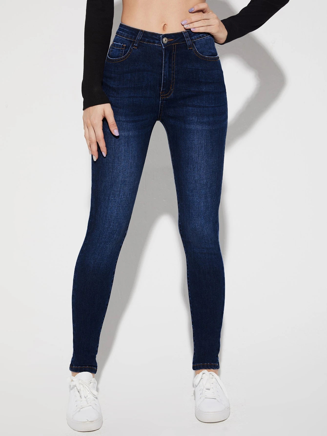 Stretch Slim Fit High Waist Pencil Pants Drip Depot