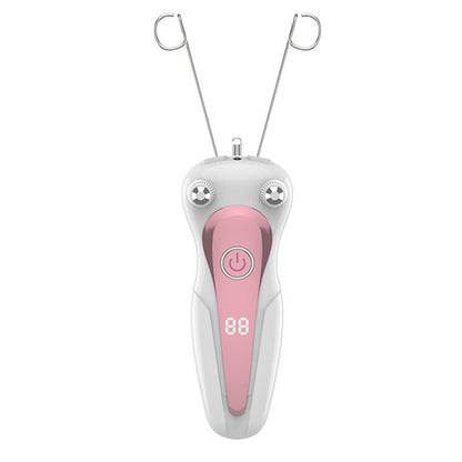 Facial hair removal machine