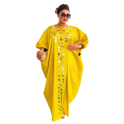 Hot Drill Patch Loose Dress