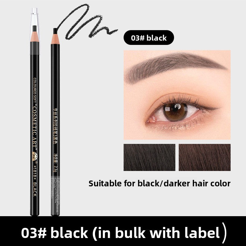 Eyebrow pencil, waterproof and sweat-resistant.