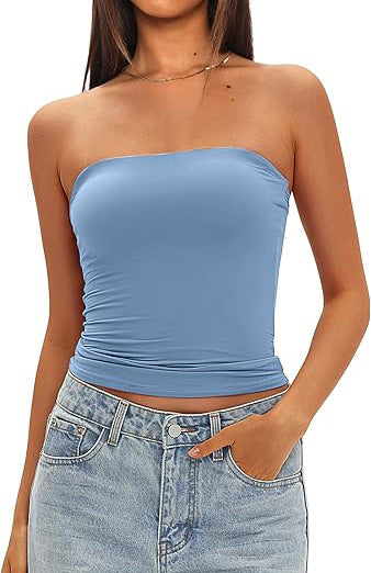 Strapless Slim Fit Tube Top