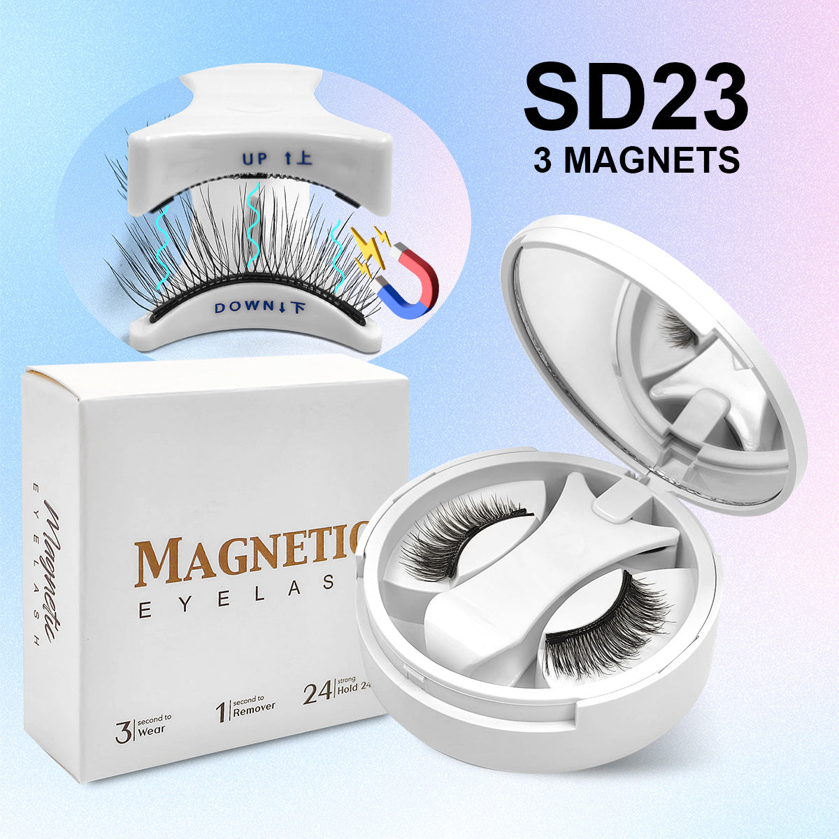 Magnetic False Eyelashes Natural Look Drip Depot