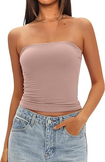 Strapless Slim Fit Tube Top