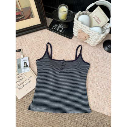 Striped Cotton Camisole