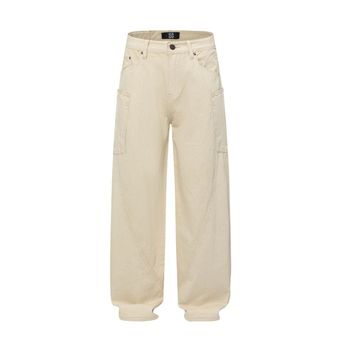 Loose Straight Washed Jeans Drip Depot