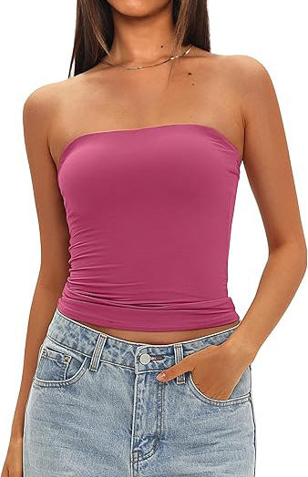Strapless Slim Fit Tube Top